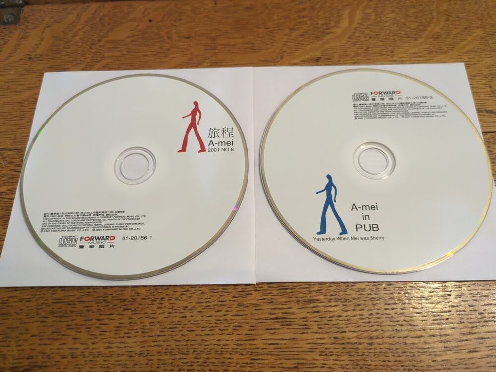 張惠妹 A-Mei in Pub 2 CDs 1999 豐華唱片 台灣原版金碟Taiwan POP Discs Only
